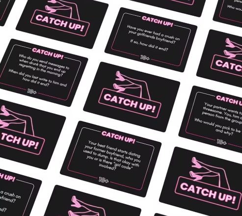 Catch Up Girls Night Card Game | The Ultimate Bachelorette & Party Game