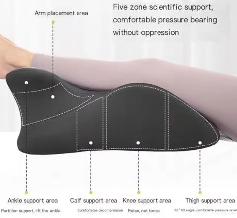 Multifunctional Memory Foam Wedge Pillow - Ergonomic Back Support & Incline Cushion for Couples