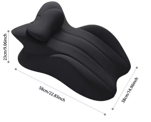 Multifunctional Memory Foam Wedge Pillow - Ergonomic Back Support & Incline Cushion for Couples