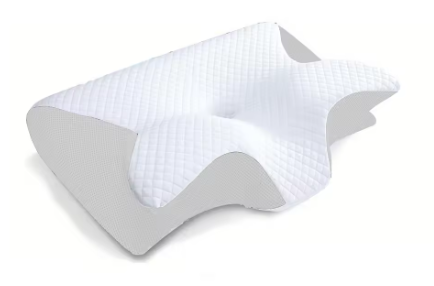 2-in-1 Cervical Memory Foam Pillow - Orthopedic Contour Support for Neck & Shoulder Pain