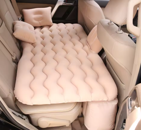 2-in-1 Multi-Functional Inflatable Car Bed & Outdoor Sofa | Universal Back Seat Air Mattress for Camping, Picnics, and Road Trip Comfort