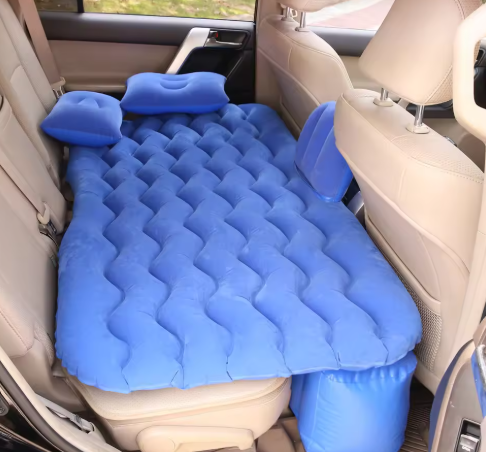 2-in-1 Multi-Functional Inflatable Car Bed & Outdoor Sofa | Universal Back Seat Air Mattress for Camping, Picnics, and Road Trip Comfort