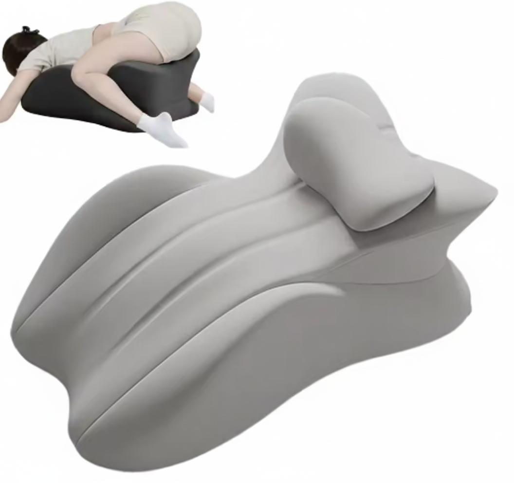 Multifunctional Memory Foam Wedge Pillow - Ergonomic Back Support & Incline Cushion for Couples