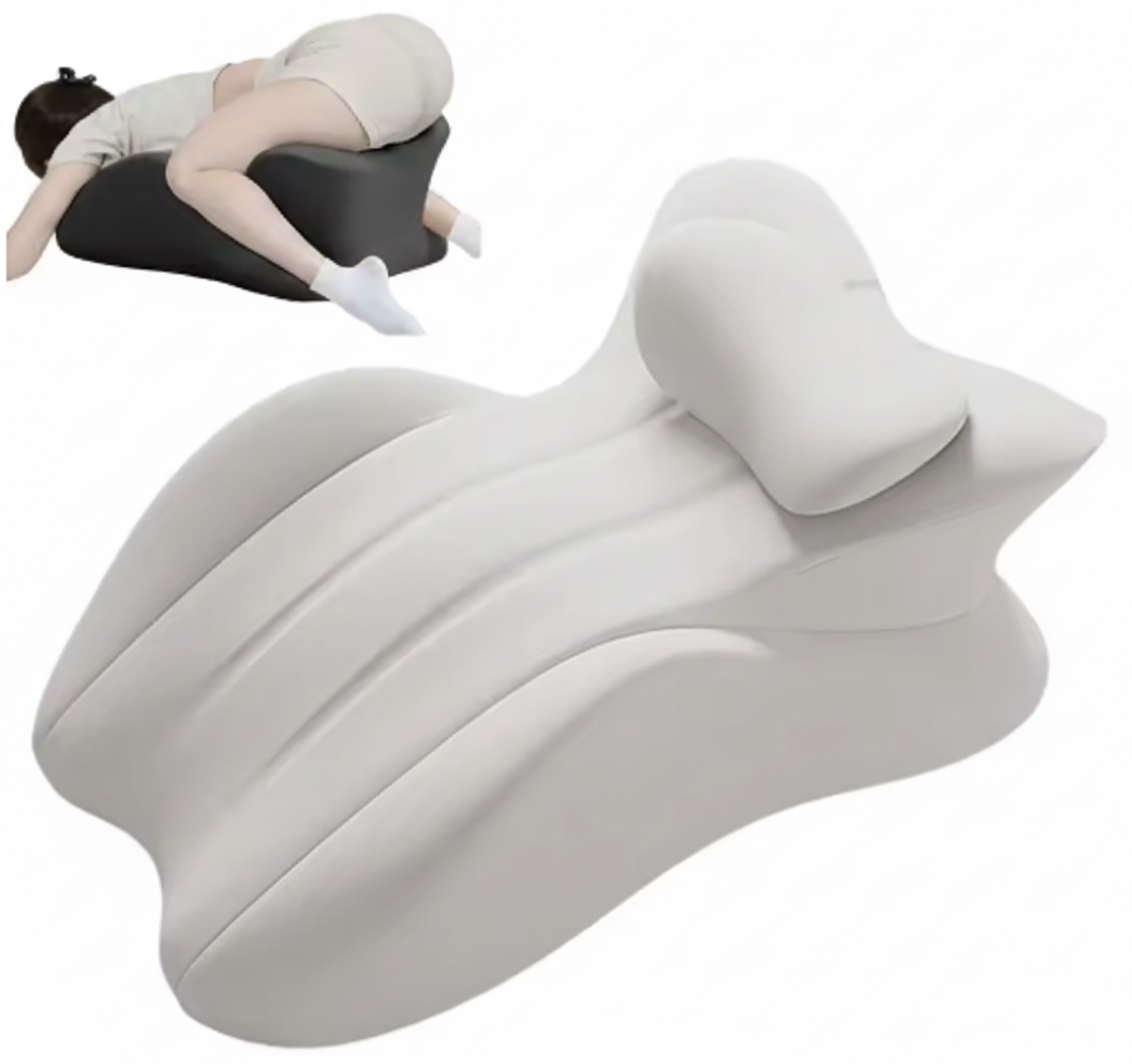 Multifunctional Memory Foam Wedge Pillow - Ergonomic Back Support & Incline Cushion for Couples