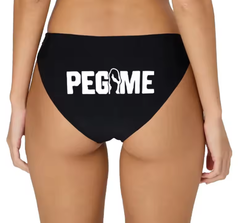"PEG ME" Funny Cotton Panties | Cheeky Graphic Women’s Underwear