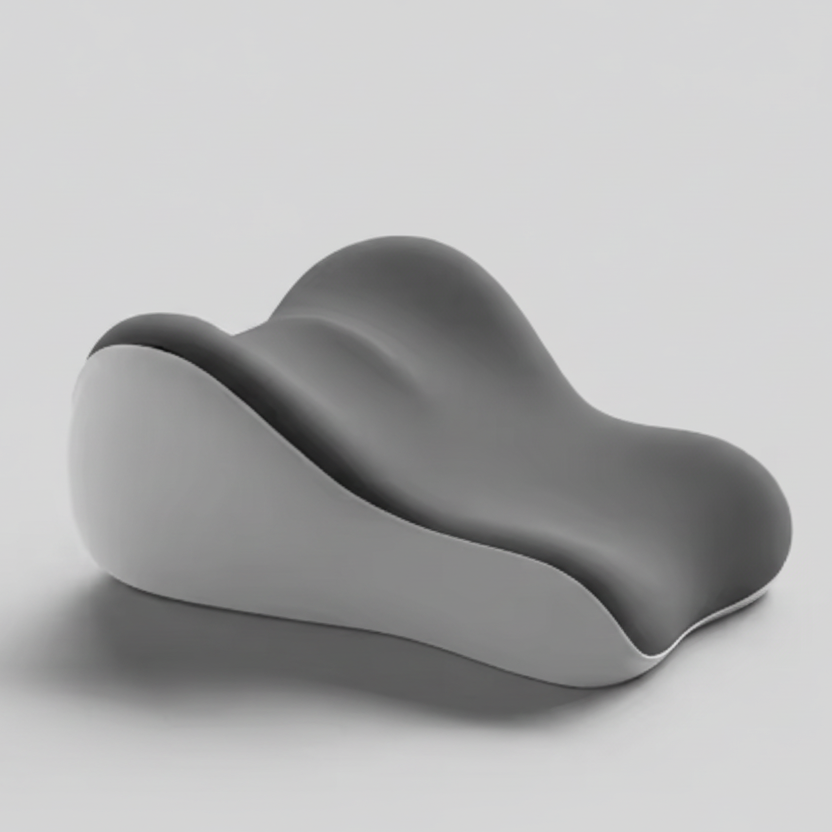 Ergonomic Bed Wedge & Lumbar Support Pillow - Multi-Purpose Pregnancy & Waist Cushion for Sitting or Lying