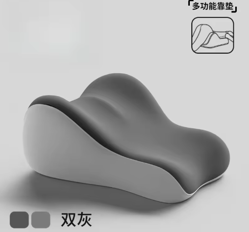 Ergonomic Bed Wedge & Lumbar Support Pillow - Multi-Purpose Pregnancy & Waist Cushion for Sitting or Lying