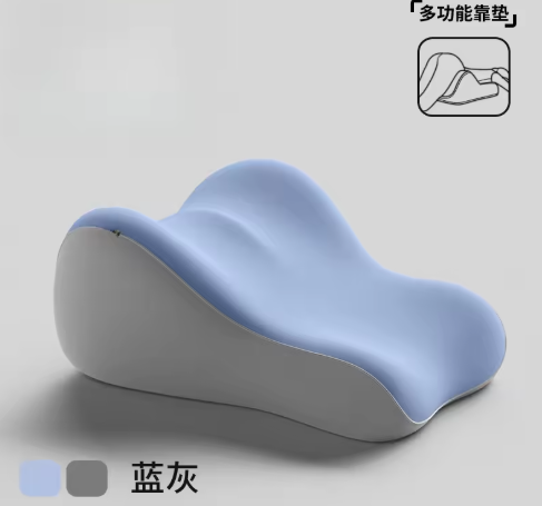 Ergonomic Bed Wedge & Lumbar Support Pillow - Multi-Purpose Pregnancy & Waist Cushion for Sitting or Lying