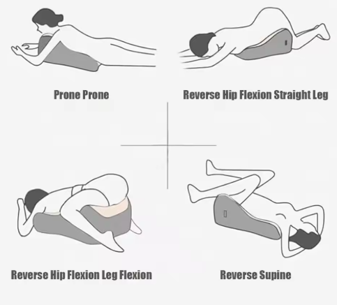 Multifunctional Memory Foam Wedge Pillow - Ergonomic Back Support & Incline Cushion for Couples