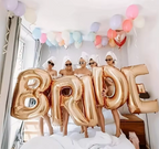 32Inch Giant Bride Balloons Set - Bachelorette Party Decorations Bride Balloons for Bridal Wedding Shower Decorations