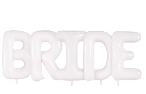 32Inch Giant Bride Balloons Set - Bachelorette Party Decorations Bride Balloons for Bridal Wedding Shower Decorations