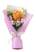 Handmade Crochet Flower Bouquet - Eternal Artificial Flowers for Anniversary, Graduation, & Mother’s Day