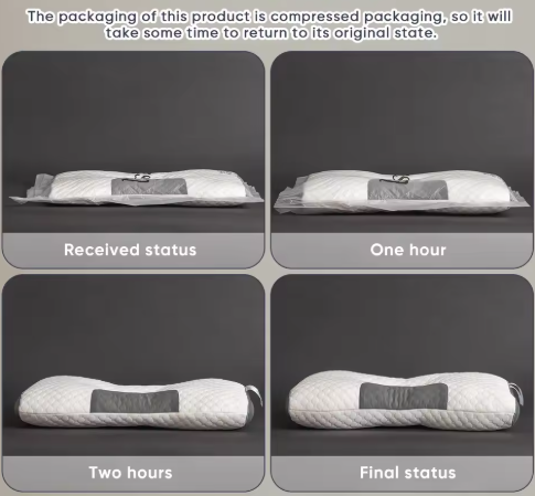 Adjustable Contour Orthopedic Pillow Set (Set of 2) – Premium Neck Support