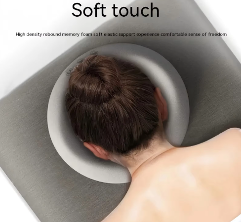 Professional Beauty Salon Facial Pillow – Orthopedic Memory Foam Support for Lash Extensions, Skincare, & Recovery