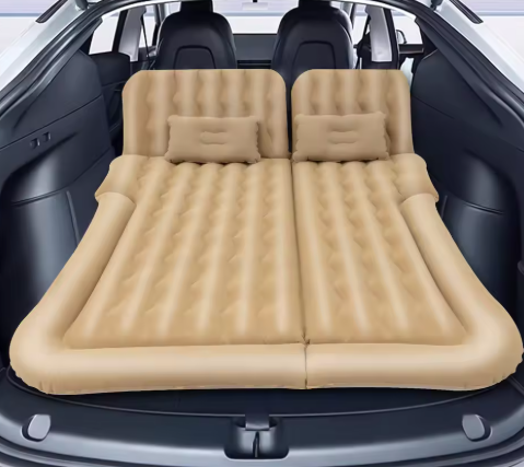 Universal Inflatable Car Mattress with Electric Pump | Portable Back Seat Air Bed & Travel Cushion for SUV, Truck, and Road Trip Camping