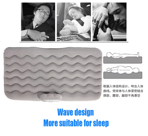 2-in-1 Multi-Functional Inflatable Car Bed & Outdoor Sofa | Universal Back Seat Air Mattress for Camping, Picnics, and Road Trip Comfort