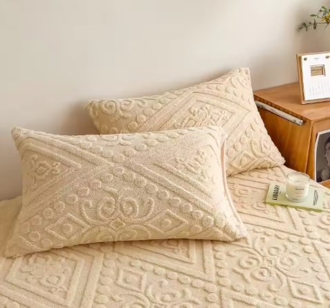 Premium Deep Pocket Fitted Sheet – Elastic Mattress Protector & Bed Cover for Double, Queen, and King Size Beds