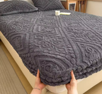 Premium Deep Pocket Fitted Sheet – Elastic Mattress Protector & Bed Cover for Double, Queen, and King Size Beds