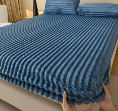 Ultra-Soft Faux Rabbit Fur Mattress Cover | Winter Warmth Plush Bed Protector