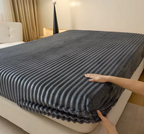 Ultra-Soft Faux Rabbit Fur Mattress Cover | Winter Warmth Plush Bed Protector