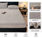 Cozy Plush Coral Fleece Fitted Bed Sheet with 360° Elastic Band