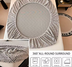 Cozy Plush Coral Fleece Fitted Bed Sheet with 360° Elastic Band