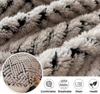 Cozy Plush Coral Fleece Fitted Bed Sheet with 360° Elastic Band