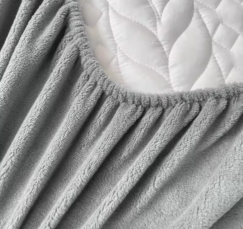Ultimate Warmth Quilted Bed Cover - Plush Fleece Mattress Protector with 360° Elastic