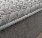 Ultimate Warmth Quilted Bed Cover - Plush Fleece Mattress Protector with 360° Elastic