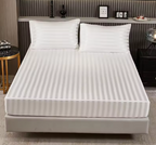 Cooling Satin Bedspread - Silky Smooth Mattress Protector for Year-Round Comfort