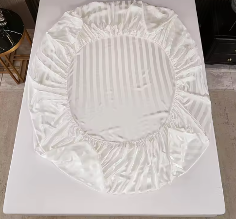 Cooling Satin Bedspread - Silky Smooth Mattress Protector for Year-Round Comfort