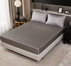 Cooling Satin Bedspread - Silky Smooth Mattress Protector for Year-Round Comfort