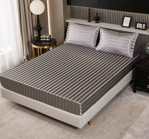 Cooling Satin Bedspread - Silky Smooth Mattress Protector for Year-Round Comfort