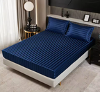 Cooling Satin Bedspread - Silky Smooth Mattress Protector for Year-Round Comfort