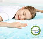 4-Inch Gel Memory Foam Mattress Topper - Cooling Pressure Relief Pad for Queen Bed, RV, & Sleeper Sofa