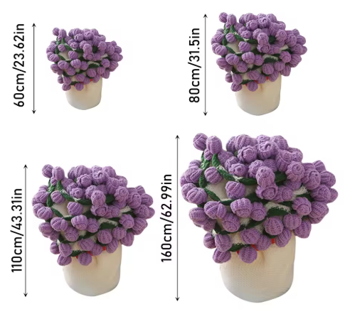 Handmade Crochet Rose Flower Bouquet Blanket – Finished Woven Floral Throw for Wedding, Valentine’s, & Anniversary Gifts