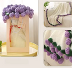 Handmade Crochet Rose Flower Bouquet Blanket – Finished Woven Floral Throw for Wedding, Valentine’s, & Anniversary Gifts