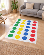 Stripster vinyl mat on a living room floor